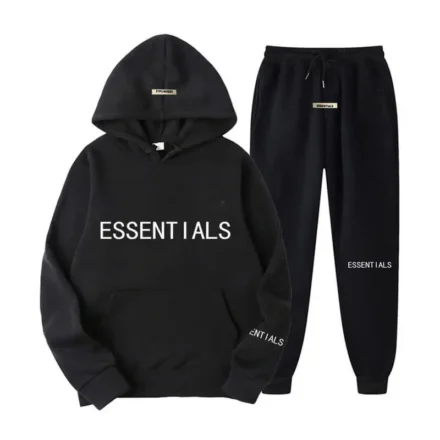Black Essentials Hoodie – A Timeless Winter Staple