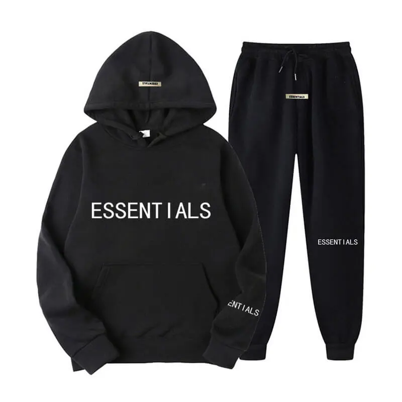 Black Essentials Hoodie – A Timeless Winter Staple