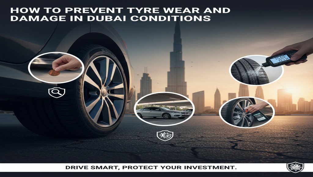 How to Prevent Tyre Wear and Damage in Dubai Condition