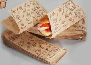 Custom Hot Paper for Food Wrapping and Branding
