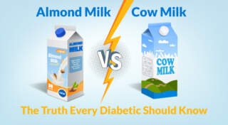 Almond Milk vs Cow Milk – The Truth Every Diabetic Should Know