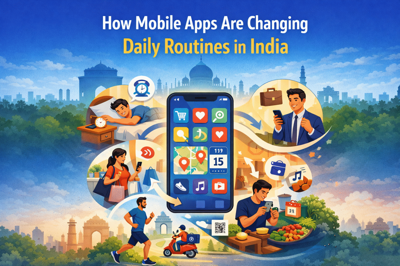How Mobile Apps Are Changing Daily Routines in India