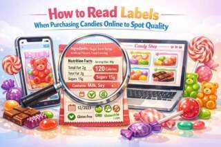 How to read labels when purchasing candies online to spot quality?