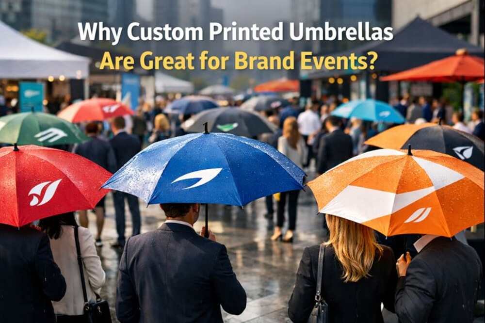 Why Custom Printed Umbrellas Are Great for Brand Events?