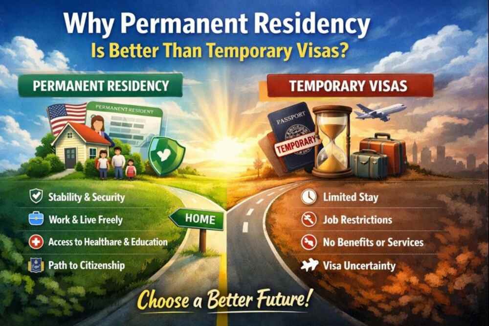 Why Permanent Residency Is Better Than Temporary Visas?