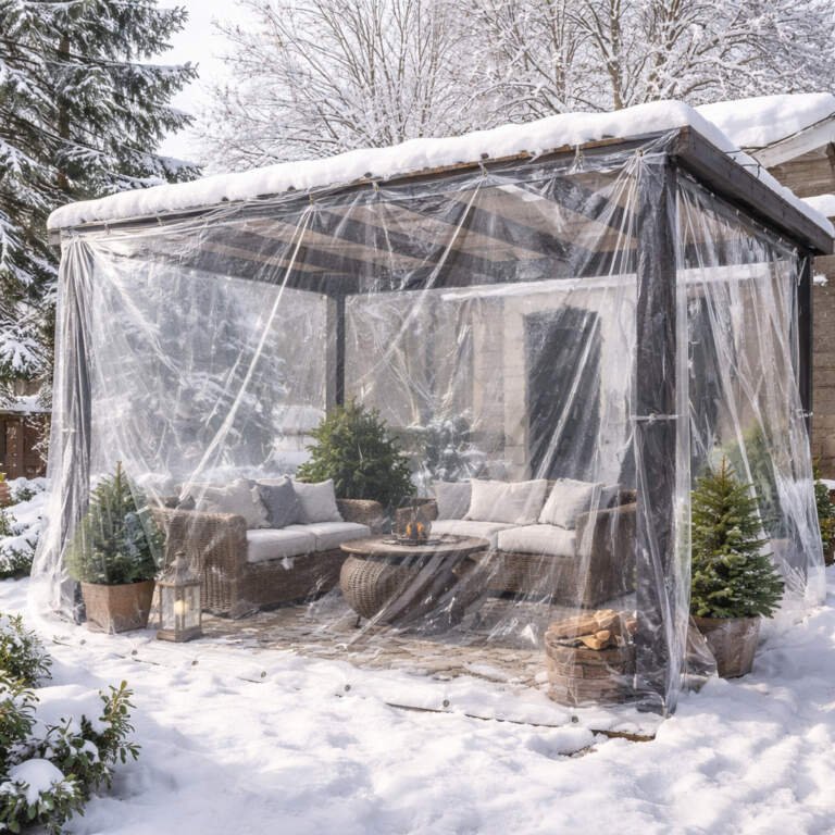Clear Tarpaulin Solutions for Winter Weather