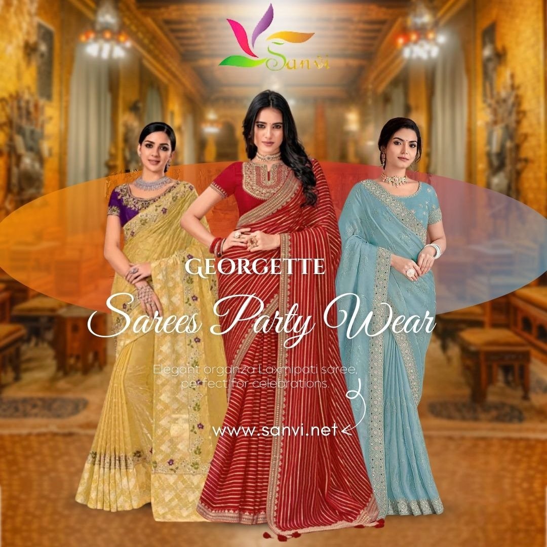 Elevate Your Party Look with Stylish Georgette Sarees: Tips & Trends