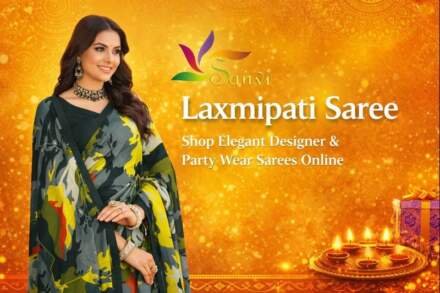 Elegant Laxmipati Multicolor Georgette Saree – Stylish & Comfortable Ethnic Wear