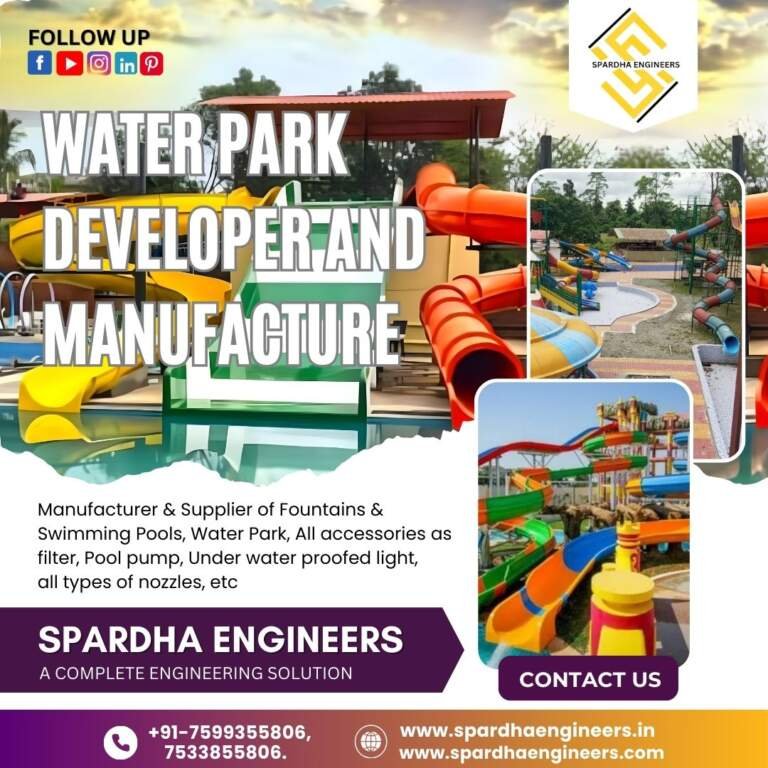 Water Park Developer and Manufacturer in India | Rides & Slides Experts