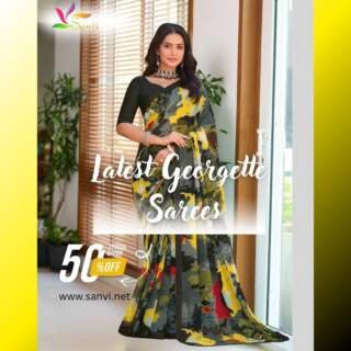 Latest Georgette Sarees: Timeless Elegance Meets Modern Fashion Trends