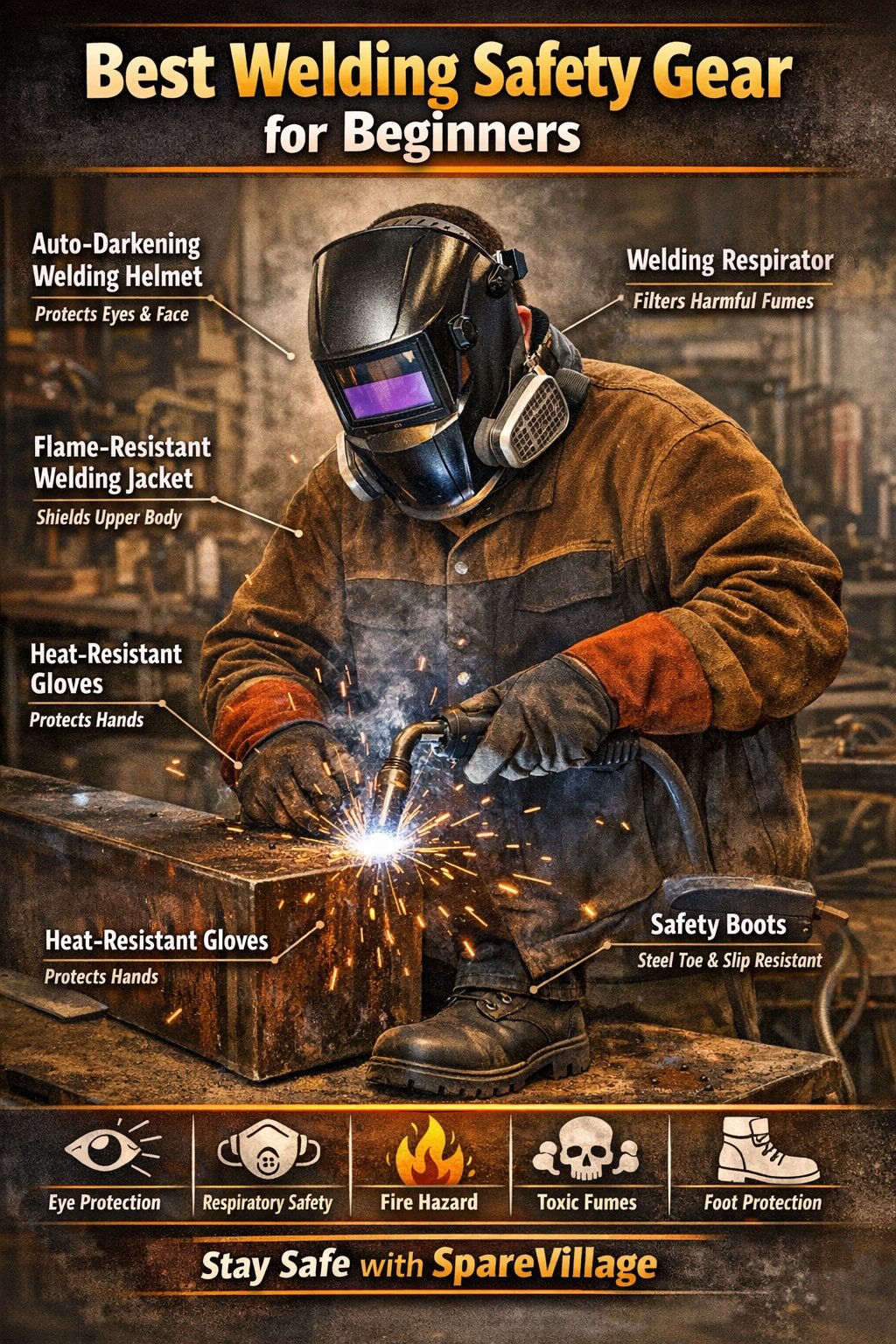 Welding Safety Guide: Gear, Rules, and Protection Tips for Beginners