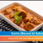 How to make Besan Gatte ki Sabzi for Diabetes?