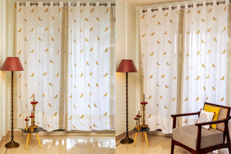 Best Ways to Style Bird Print Curtains with Matching Fabric Décor