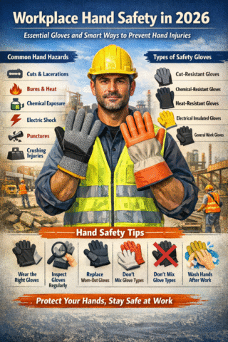 Workplace Hand Safety in 2026: Essential Gloves and Smart Ways to Prevent Hand Injuries