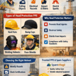 Workplace Head Safety in 2026: Safety Helmets, PPE Types, Uses, and Complete Protection Guide