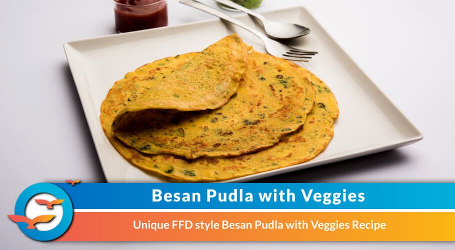 Besan Pudla Recipe | Healthy Gujarati Pancake for Diabetes-Friendly Meals