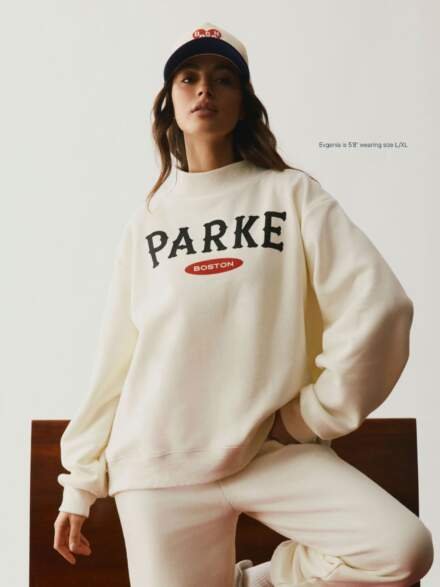 30. Parke’s Signature Logo Sweatshirt Explained