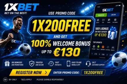 1xBet Free Promo Code 2026: Use 1X200GIFT for €130